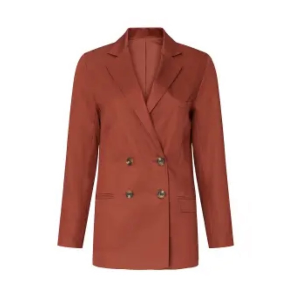 Rust blazer by Sweet Baby Jamie